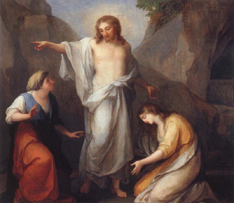 Angelika Kauffmann Der auferstandene Christus erscheint Martha und Magdalena Sweden oil painting art